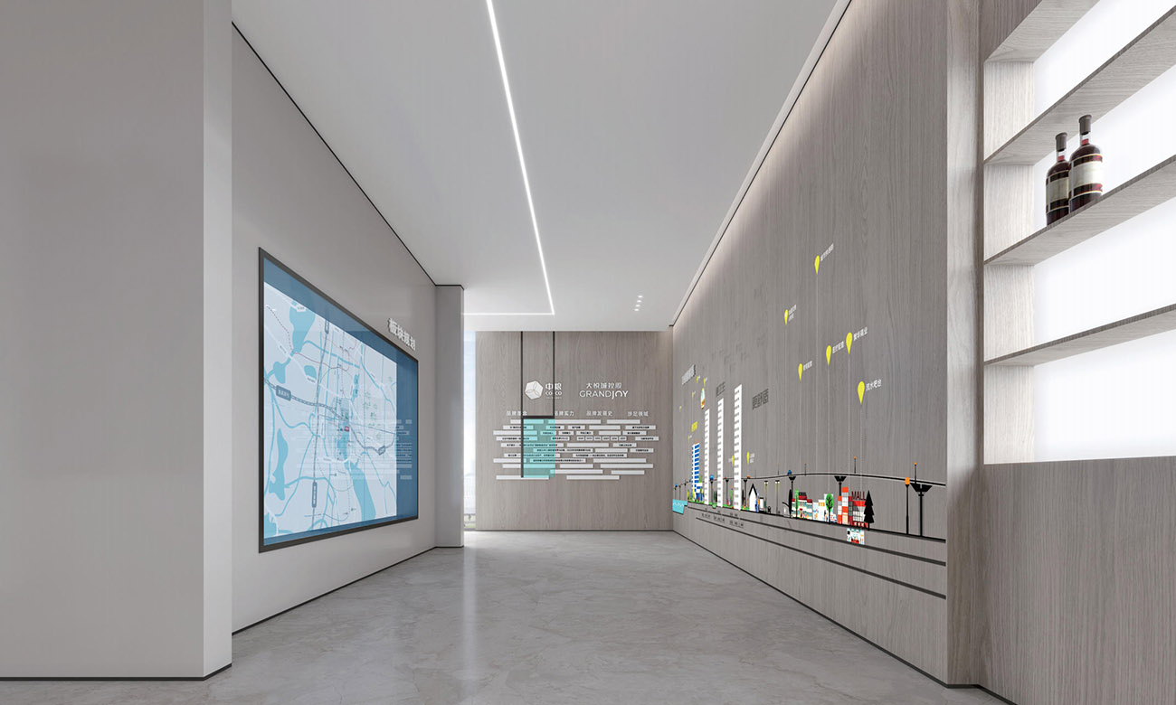 中粮大悦城售楼处展示区